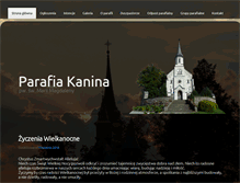 Tablet Screenshot of parafiakanina.pl